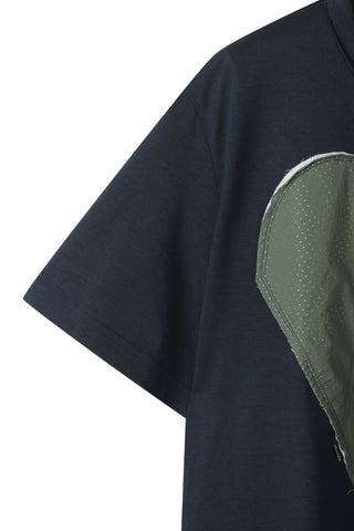 Jumper Sleeve Pattern Patchwork T-shirt
