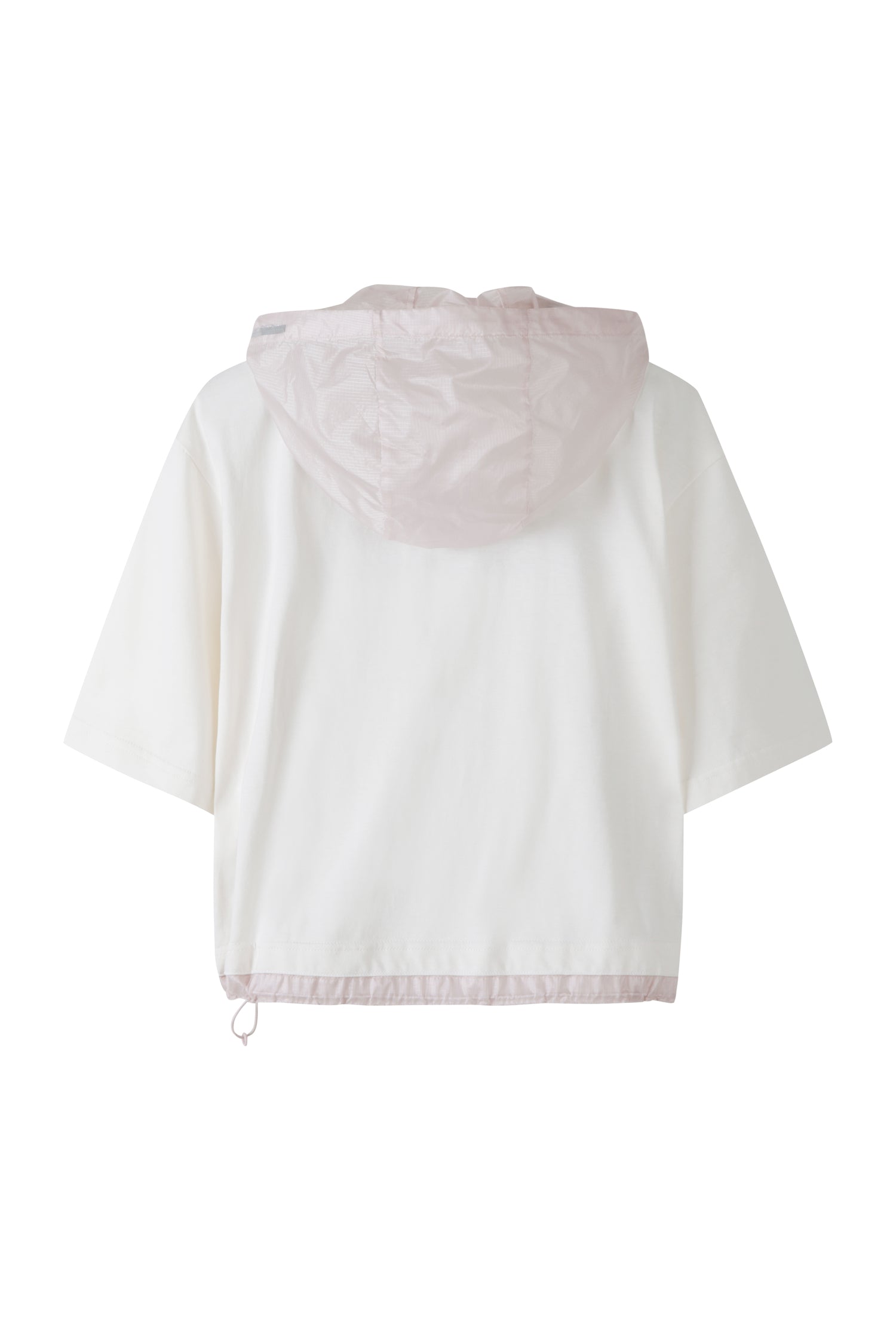 Detachable Hoodie Round Neck Crop T-shirt - Recode Global Detachable Hoodie Round Neck Crop T-shirt - Recode Global