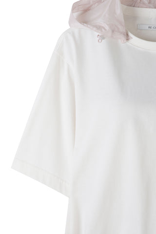 Detachable Hoodie Round Neck Crop T-shirt - Recode Global Detachable Hoodie Round Neck Crop T-shirt - Recode Global
