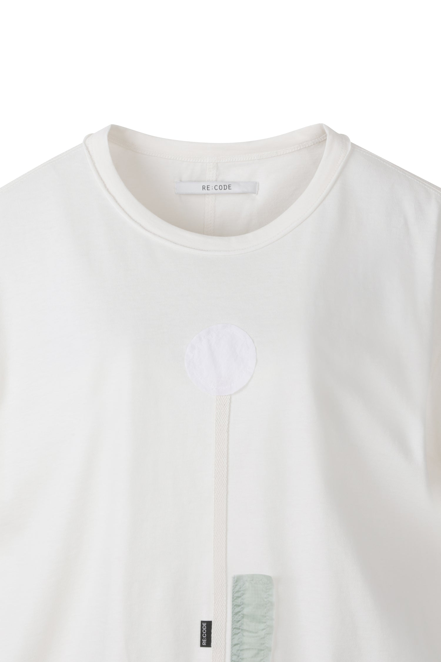 Patchwork Crop Shirring T-shirt - Recode Global Patchwork Crop Shirring T-shirt - Recode Global
