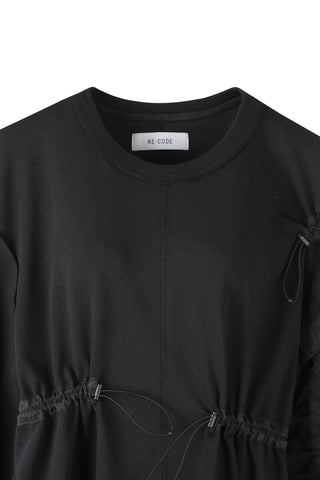 Unbalanced Bomber Sleeve Long Dress - Recode Global Unbalanced Bomber Sleeve Long Dress - Recode Global