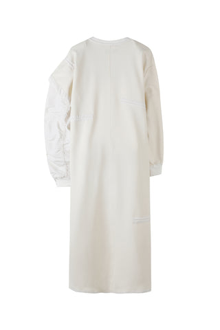 Unbalanced Bomber Sleeve Long Dress - Recode Global Unbalanced Bomber Sleeve Long Dress - Recode Global