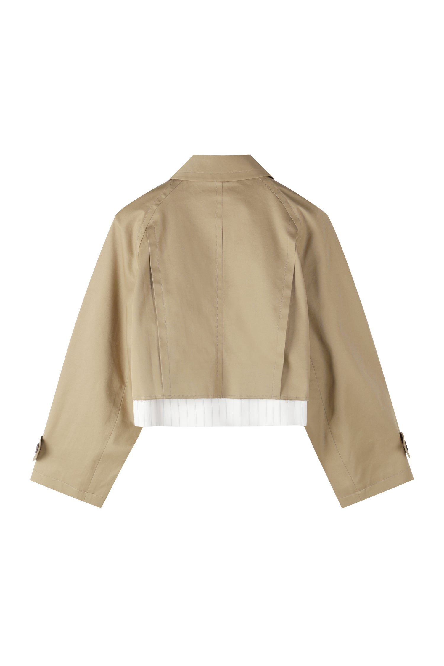 Trench Coat Cropped Jacket - Recode Global Trench Coat Cropped Jacket - Recode Global