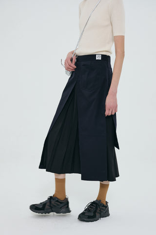 Hidden Pleats Skirt