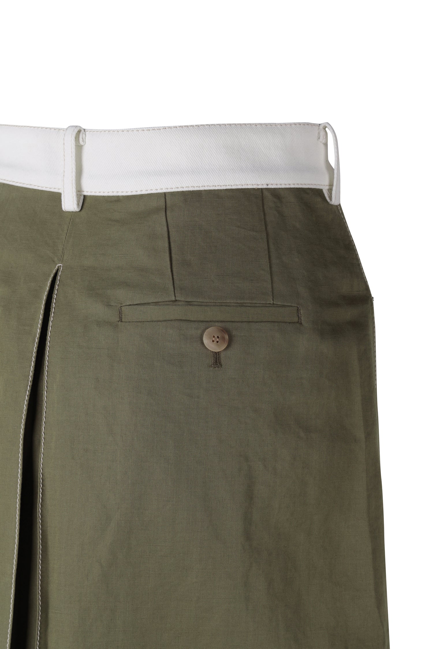 Linen Pants Detail Overlap Skirt - Recode Global Linen Pants Detail Overlap Skirt - Recode Global