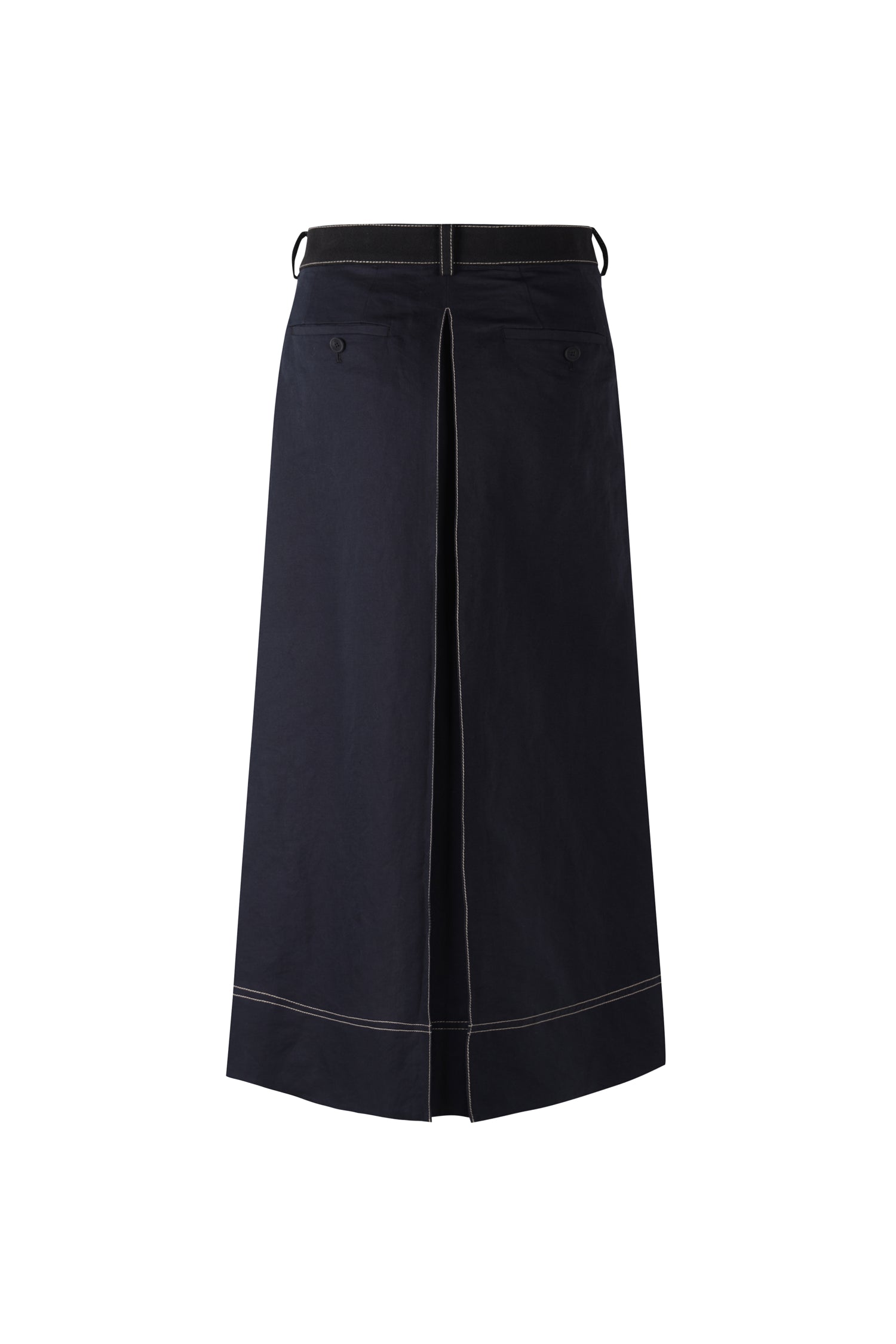 Linen Pants Detail Overlap Skirt - Recode Global Linen Pants Detail Overlap Skirt - Recode Global