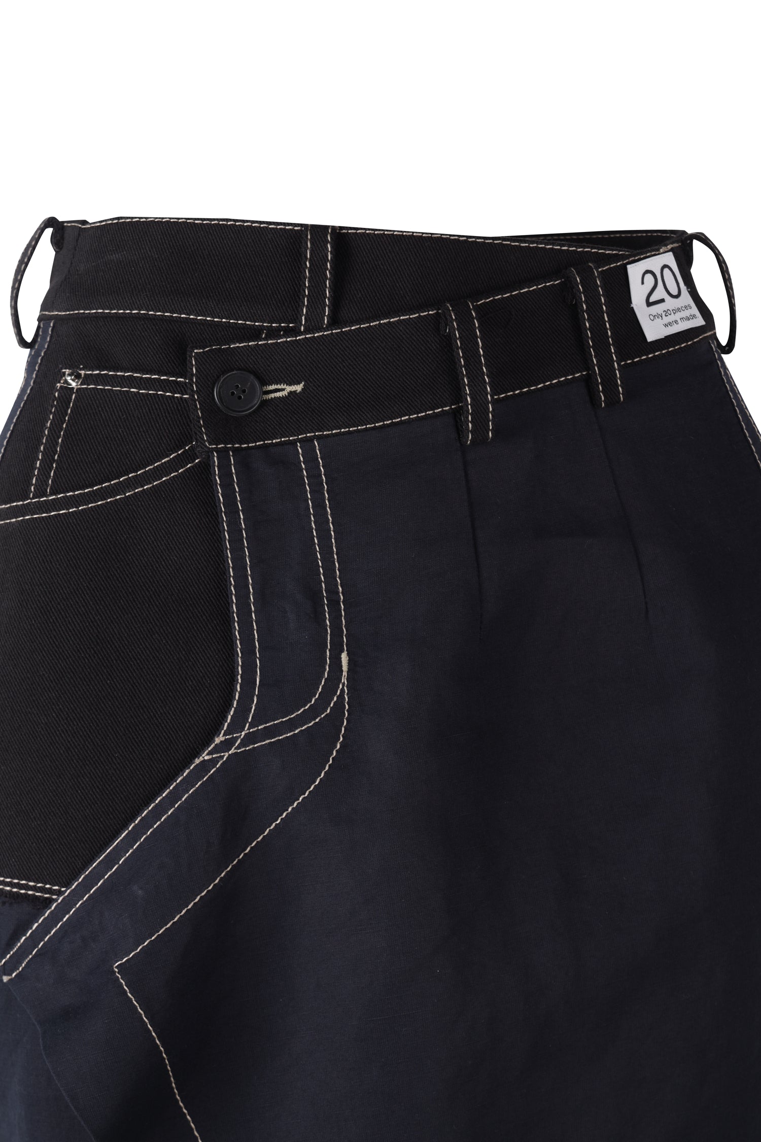 Linen Pants Detail Overlap Skirt - Recode Global Linen Pants Detail Overlap Skirt - Recode Global