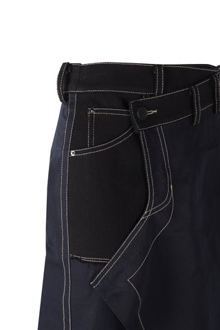 Linen Pants Detail Overlap Skirt - Recode Global Linen Pants Detail Overlap Skirt - Recode Global