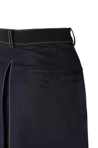 Linen Pants Detail Overlap Skirt - Recode Global Linen Pants Detail Overlap Skirt - Recode Global
