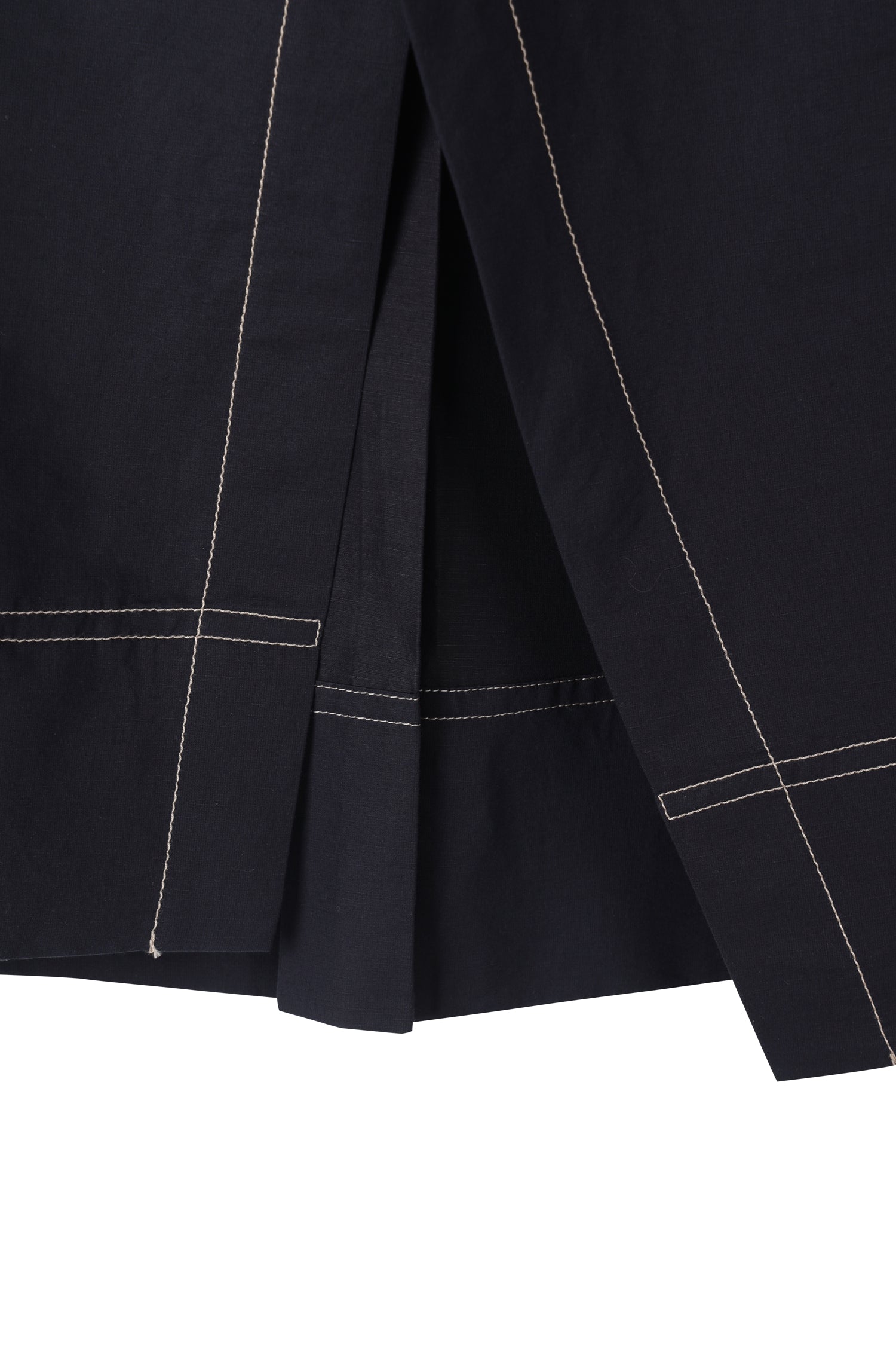 Linen Pants Detail Overlap Skirt - Recode Global Linen Pants Detail Overlap Skirt - Recode Global