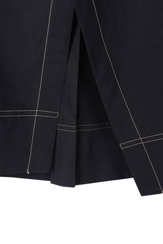 Linen Pants Detail Overlap Skirt - Recode Global Linen Pants Detail Overlap Skirt - Recode Global