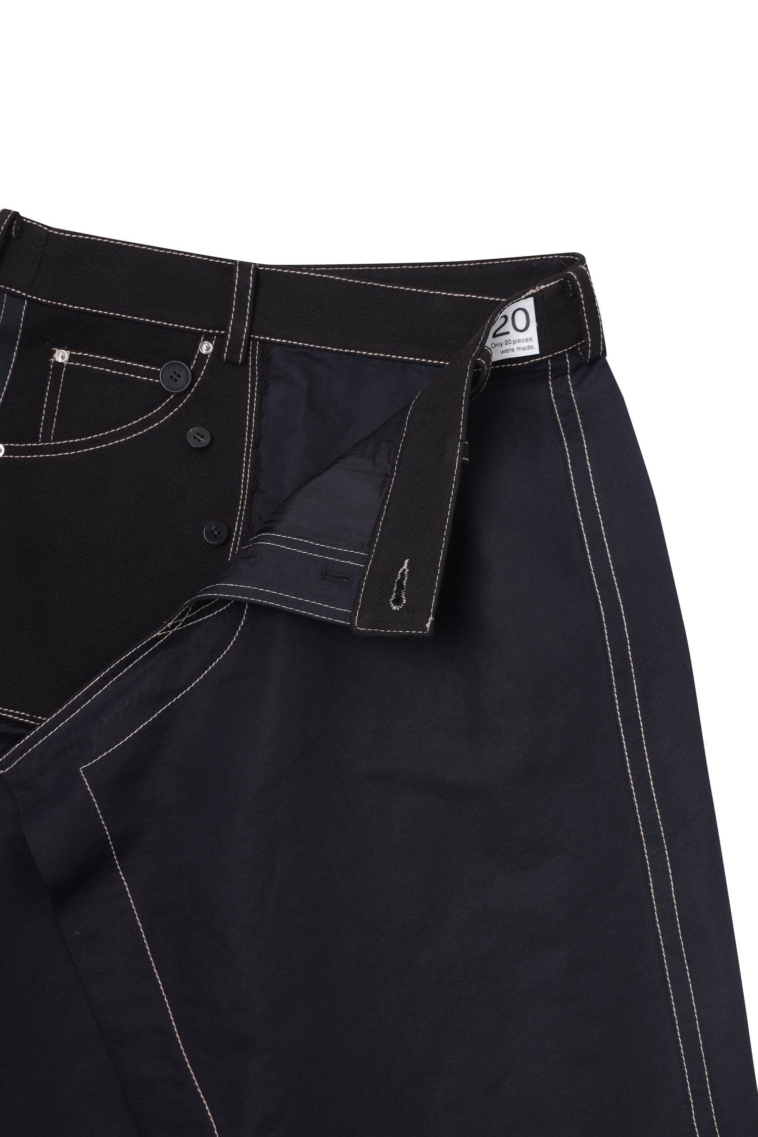 Linen Pants Detail Overlap Skirt - Recode Global Linen Pants Detail Overlap Skirt - Recode Global