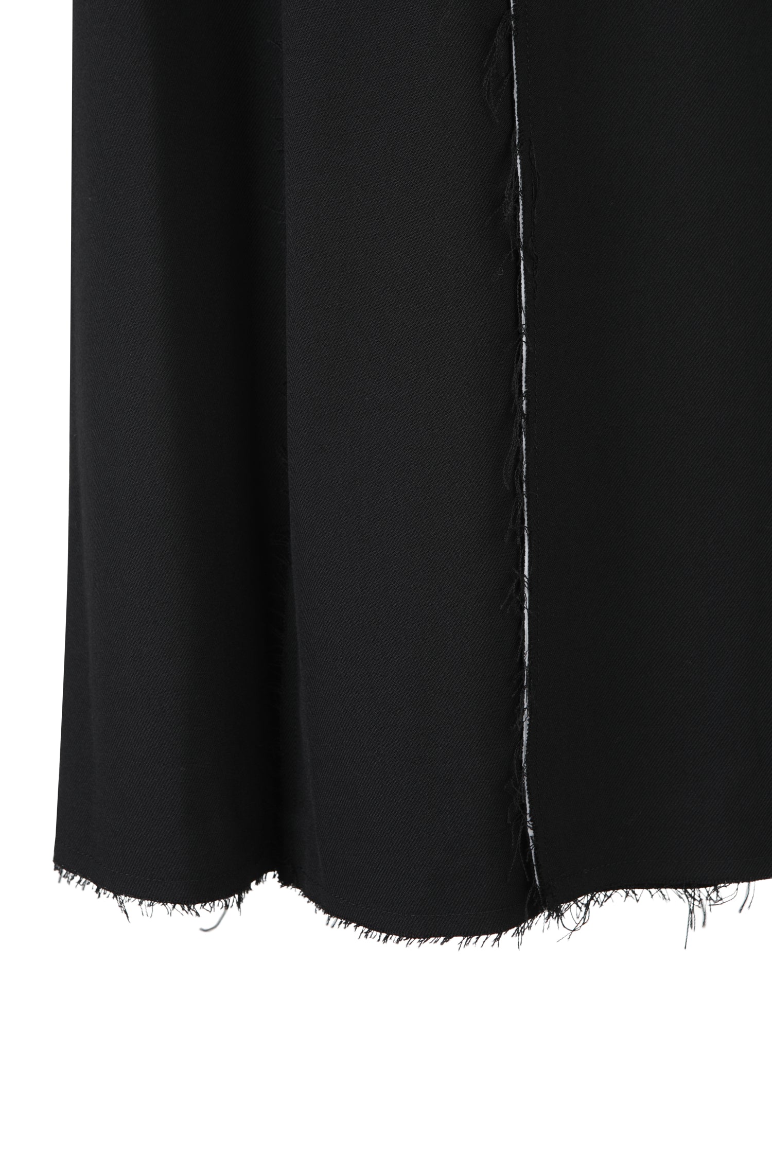 Raw Edge Detail Flare Long Skirt - Recode Global Raw Edge Detail Flare Long Skirt - Recode Global
