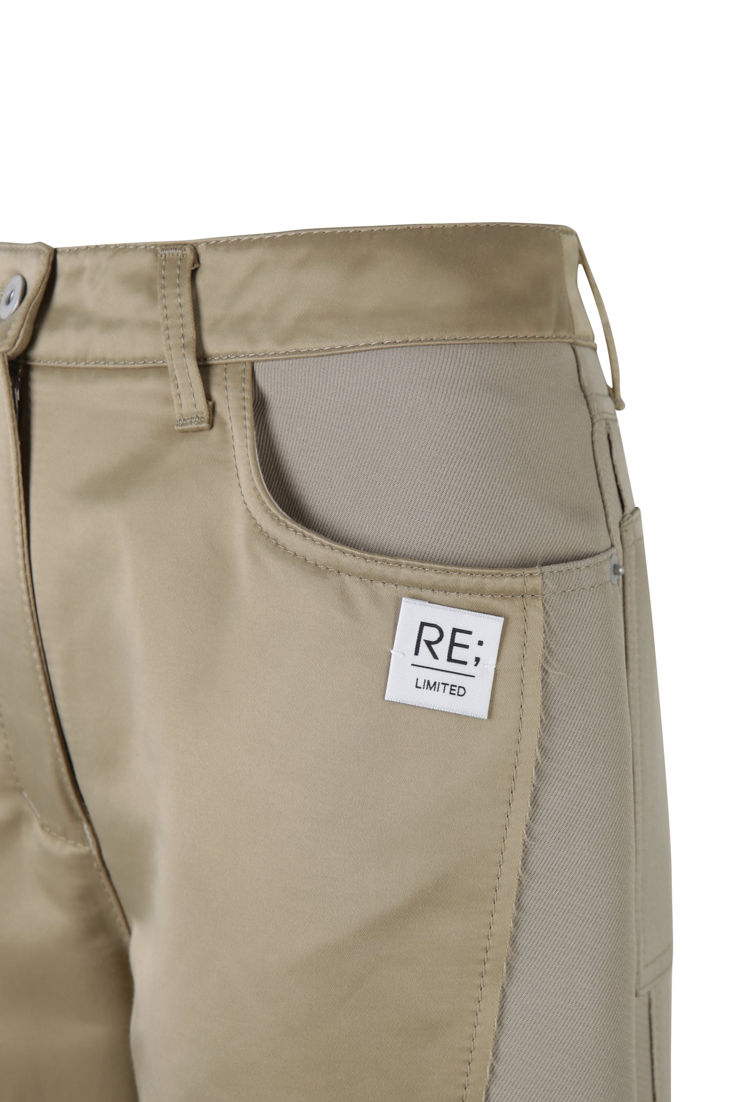 Vintage Satin Cutting Panel Pants - Recode Global Vintage Satin Cutting Panel Pants - Recode Global