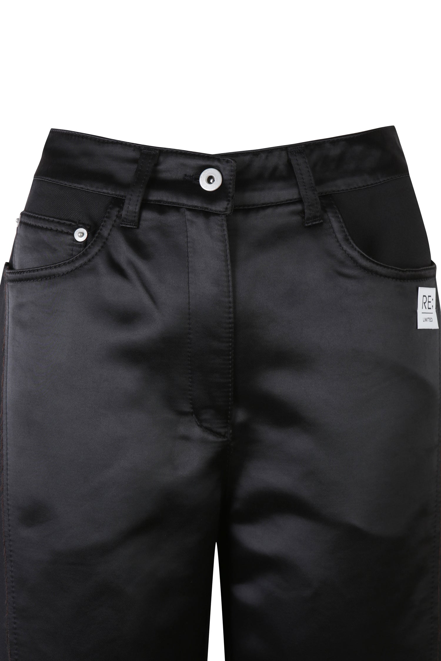 Vintage Satin Cutting Panel Pants - Recode Global Vintage Satin Cutting Panel Pants - Recode Global