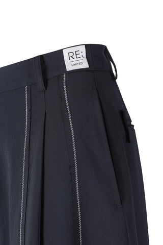 Stitch Line Point Midi Pants - Recode Global Stitch Line Point Midi Pants - Recode Global