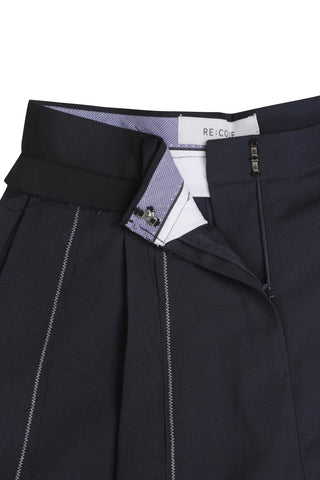 Stitch Line Point Midi Pants - Recode Global Stitch Line Point Midi Pants - Recode Global