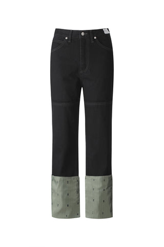 Printed turn-up denim - Recode Global Printed turn-up denim - Recode Global