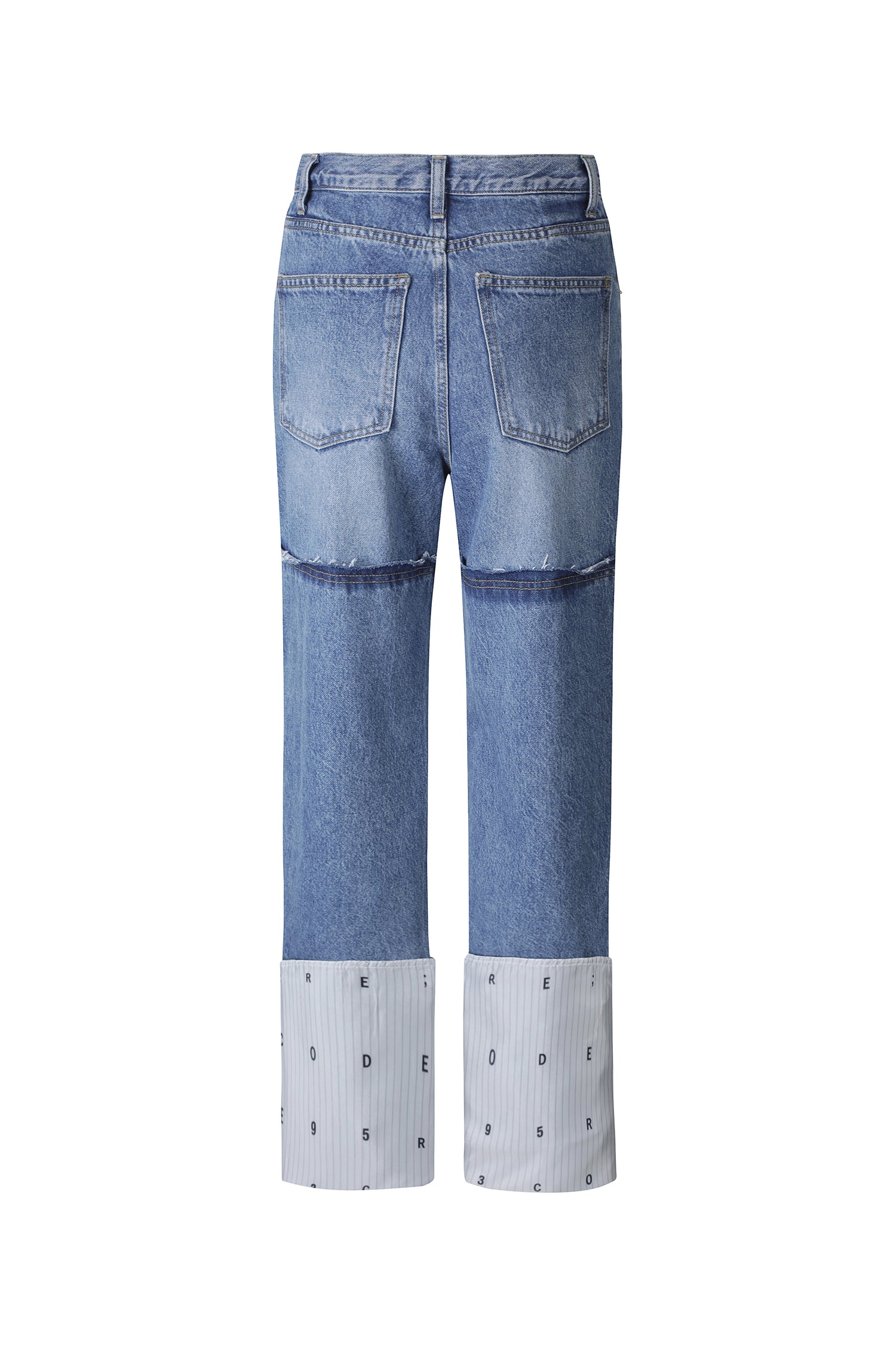 Printed turn-up denim - Recode Global Printed turn-up denim - Recode Global