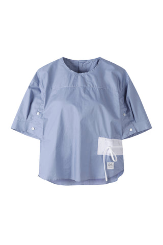 Waist Shirring Patchwork Top - Recode Global Waist Shirring Patchwork Top - Recode Global