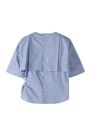 Waist Shirring Patchwork Top - Recode Global Waist Shirring Patchwork Top - Recode Global