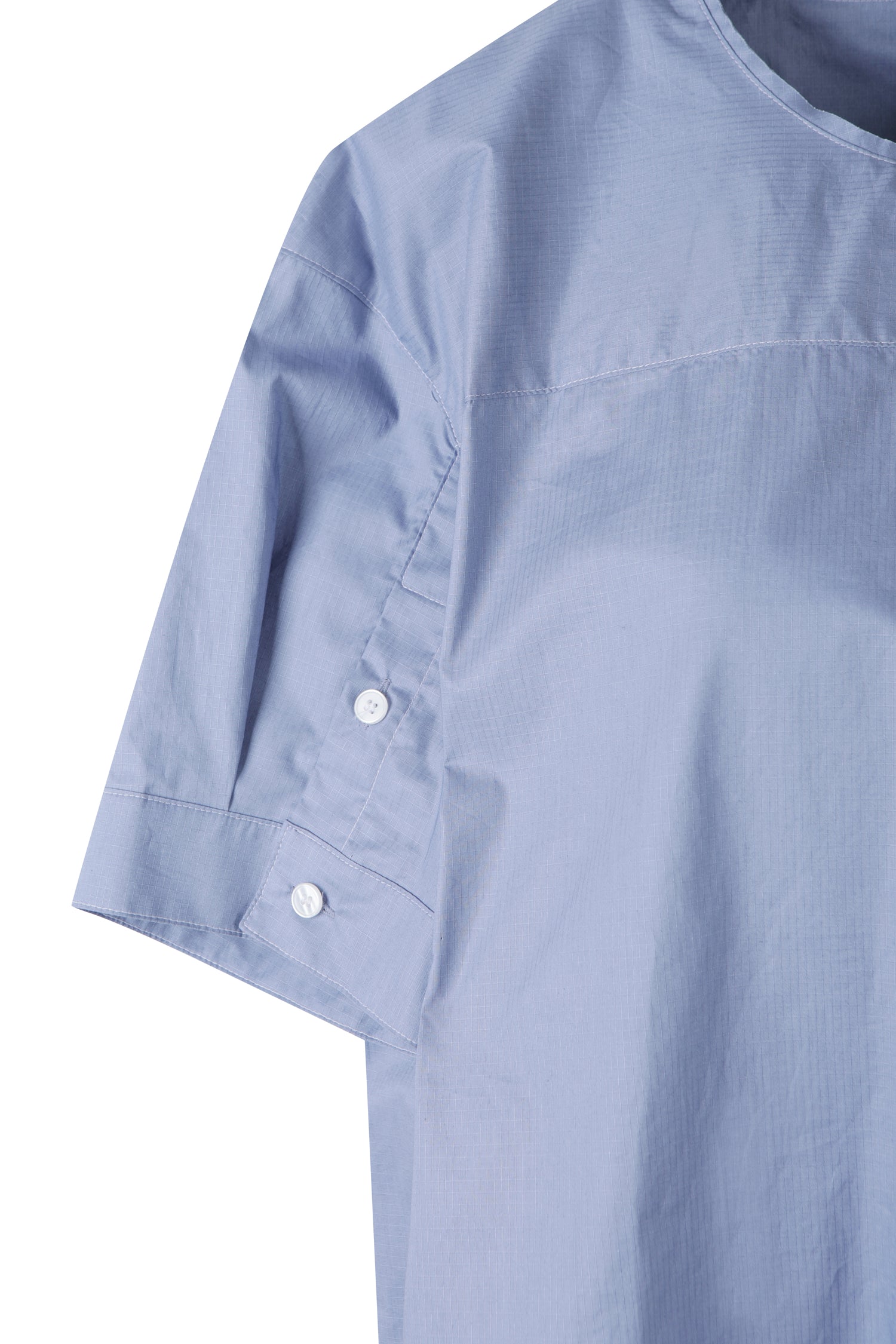 Waist Shirring Patchwork Top - Recode Global Waist Shirring Patchwork Top - Recode Global