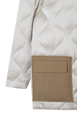 Quilting Y Line Cardigan Jumper - Recode Global Quilting Y Line Cardigan Jumper - Recode Global