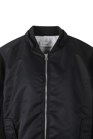 Patch Work Hoodie Bomber Jumper - Recode Global Patch Work Hoodie Bomber Jumper - Recode Global