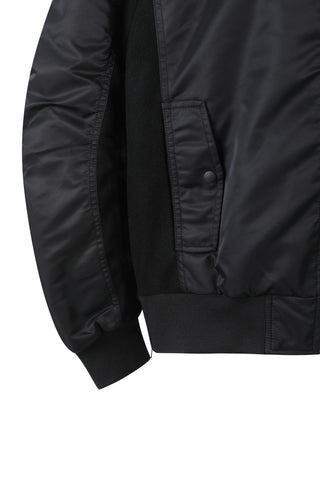 Patch Work Hoodie Bomber Jumper - Recode Global Patch Work Hoodie Bomber Jumper - Recode Global