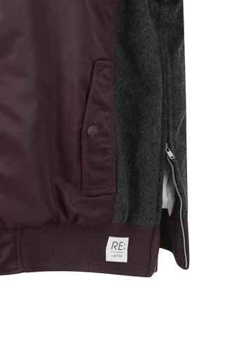 Patch Work Hoodie Bomber Jumper - Recode Global Patch Work Hoodie Bomber Jumper - Recode Global