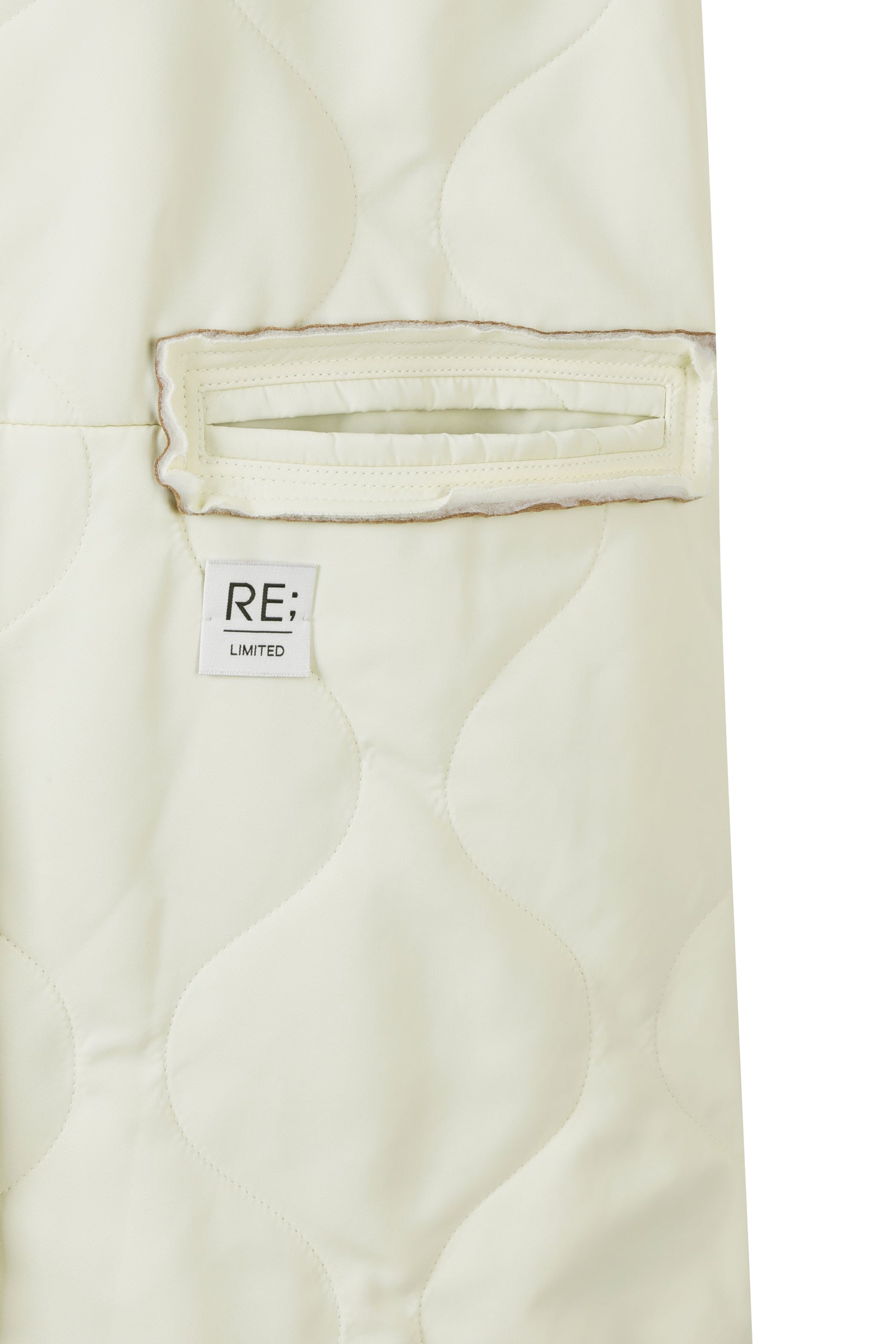 Raw Pocket Detail Quilting Jumper - Recode Global Raw Pocket Detail Quilting Jumper - Recode Global