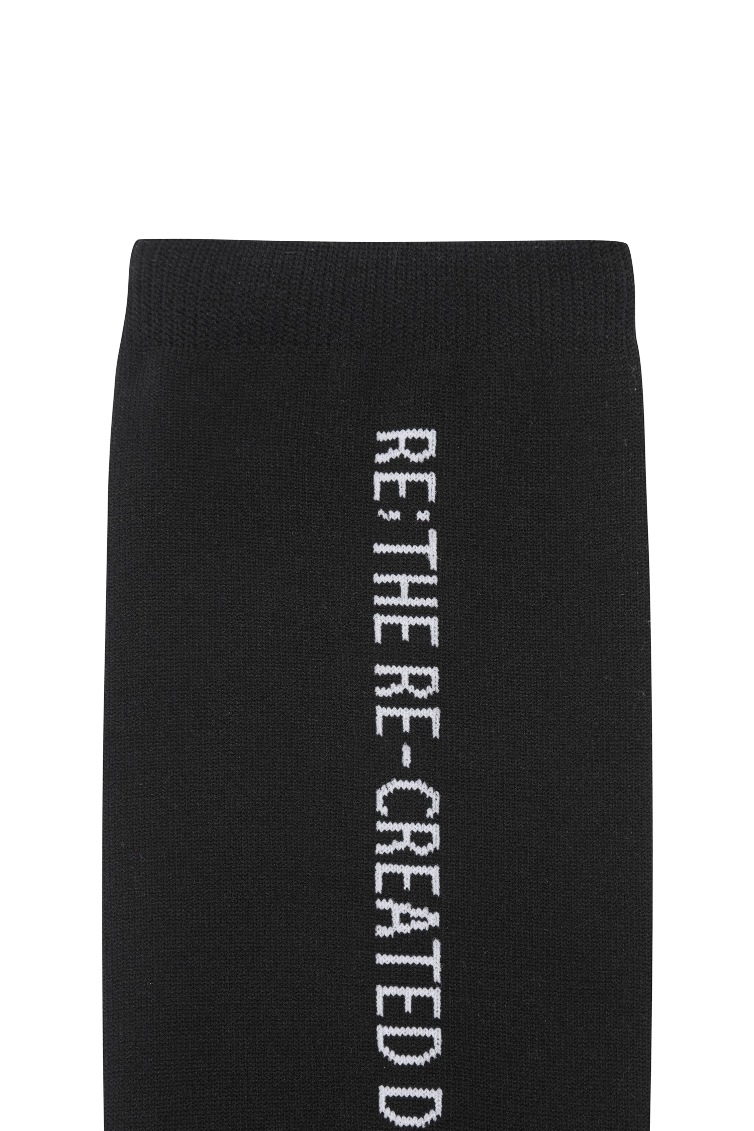 Side Slogan Knee High Socks - Recode Global Side Slogan Knee High Socks - Recode Global