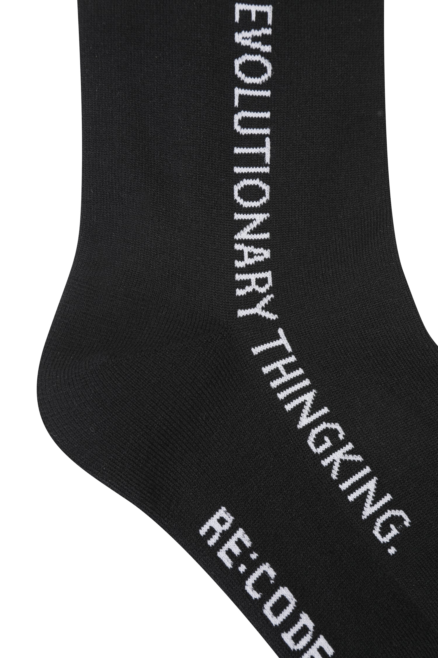 Side Slogan Knee High Socks - Recode Global Side Slogan Knee High Socks - Recode Global