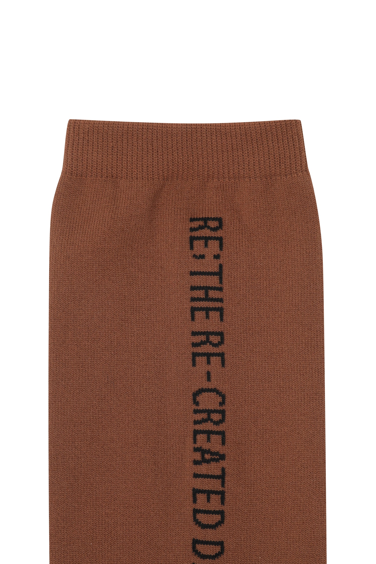 Side Slogan Knee High Socks - Recode Global Side Slogan Knee High Socks - Recode Global