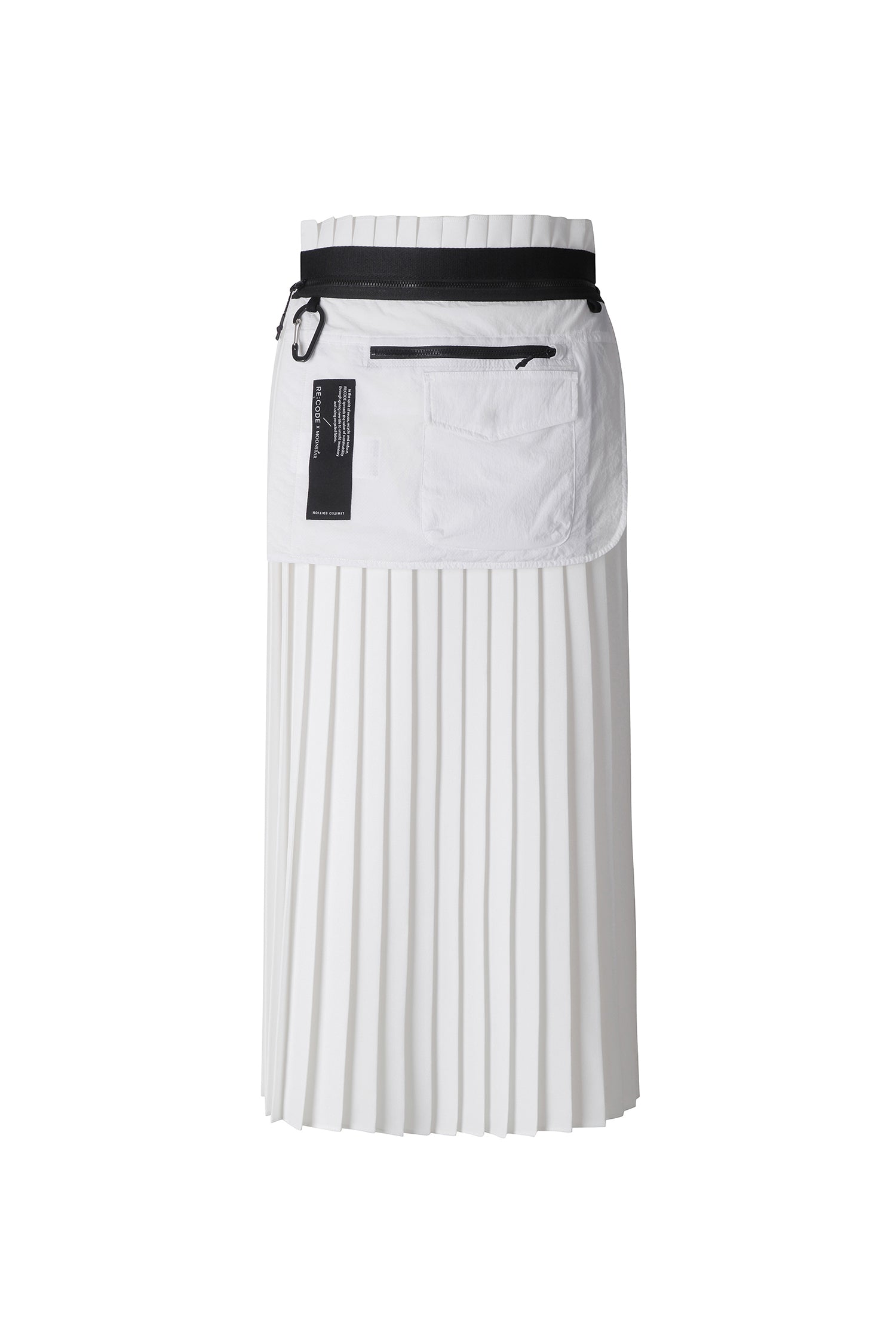 RE;CODE X MOONSTAR Half pleates layered skirt - Recode Global RE;CODE X MOONSTAR Half pleates layered skirt - Recode Global