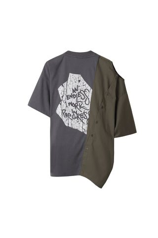 (RE;CODE × OBJECTS IV LIFE by Daniel Arsham)
Half Fabric Mixed Top