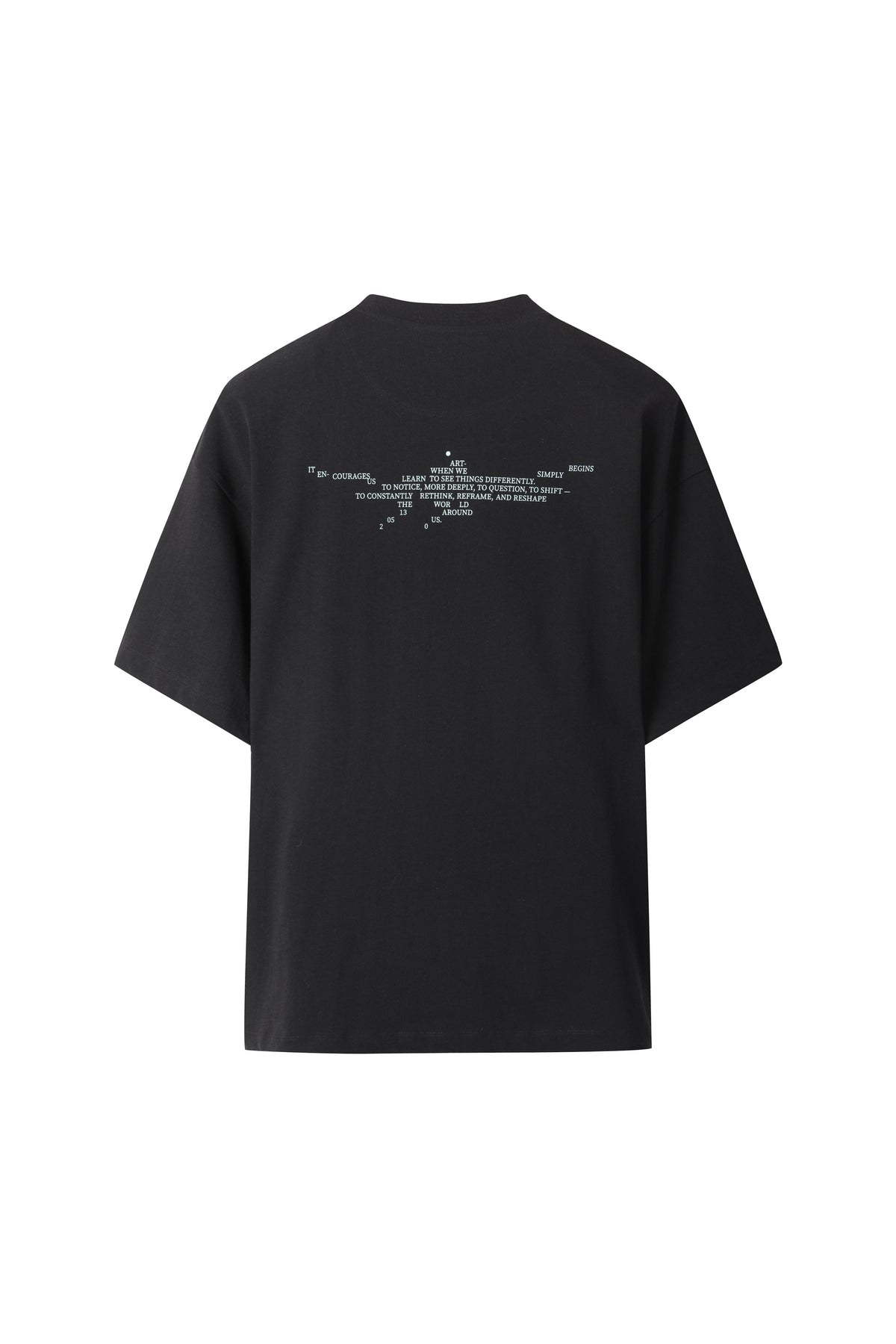 (RE;CODE × OBJECTS IV LIFE by Daniel Arsham)
Typography T-shirt