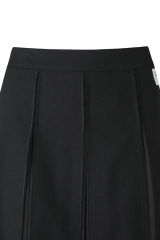 Unbalanced Pleats Skirt