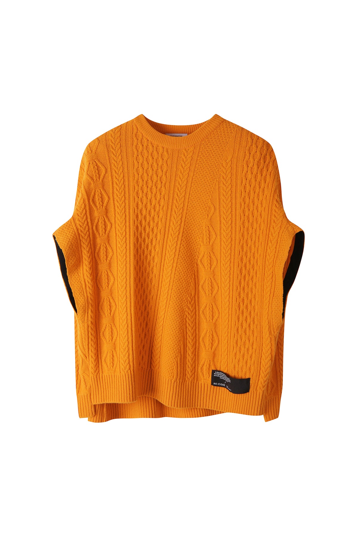 RE;constructed pullover sweater
